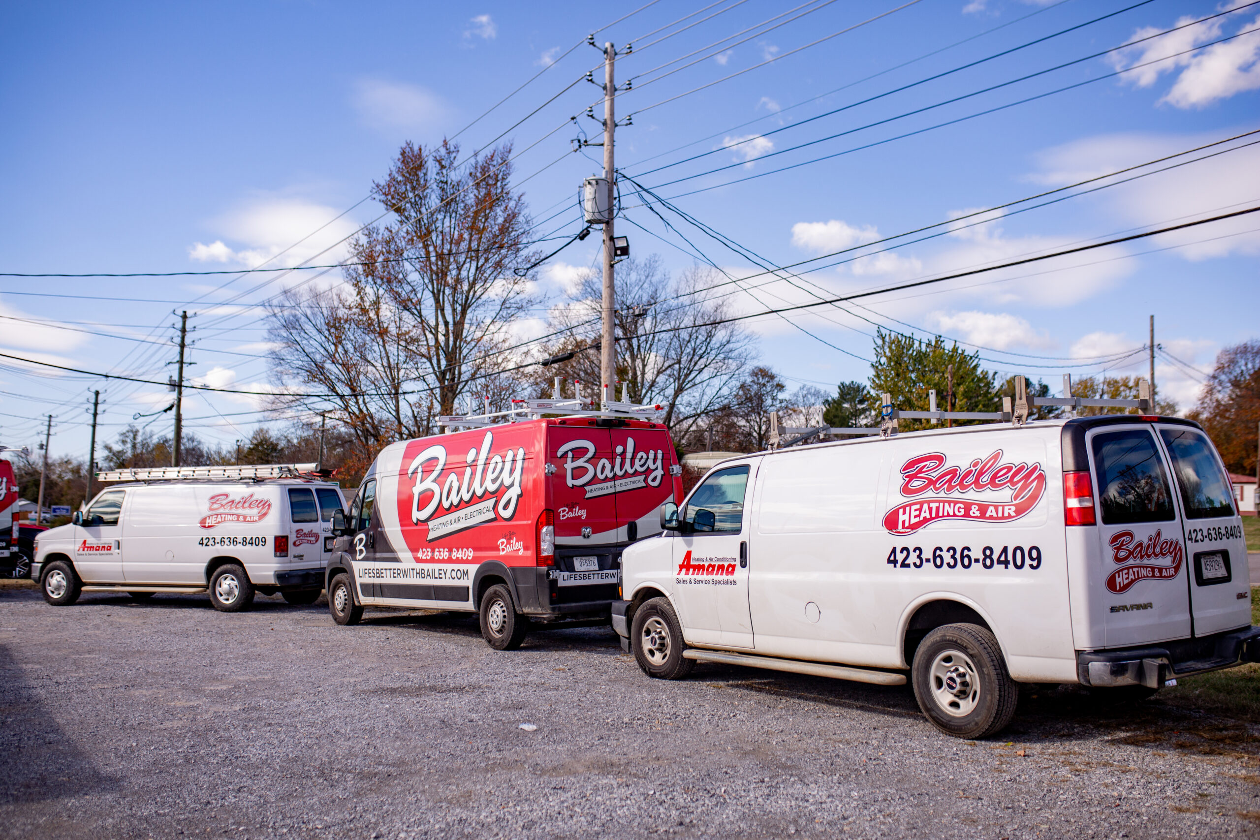 Bailey Heating & Air installation team